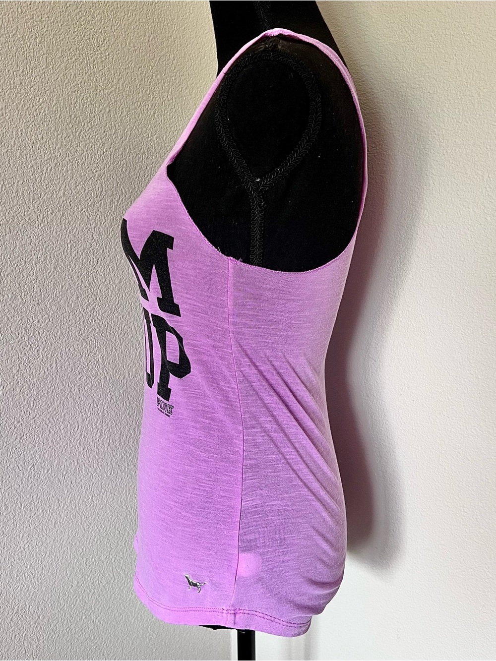 RARE EXC • VS PINK “Warm Me Up” Tank & Sequin Heart Shorts Sleep Set • - Picture 5 of 15